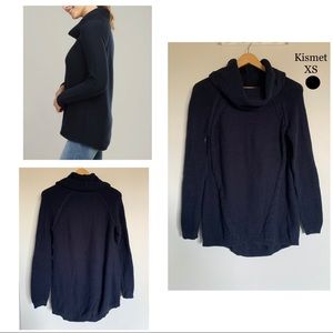 Navy Knit Turtleneck